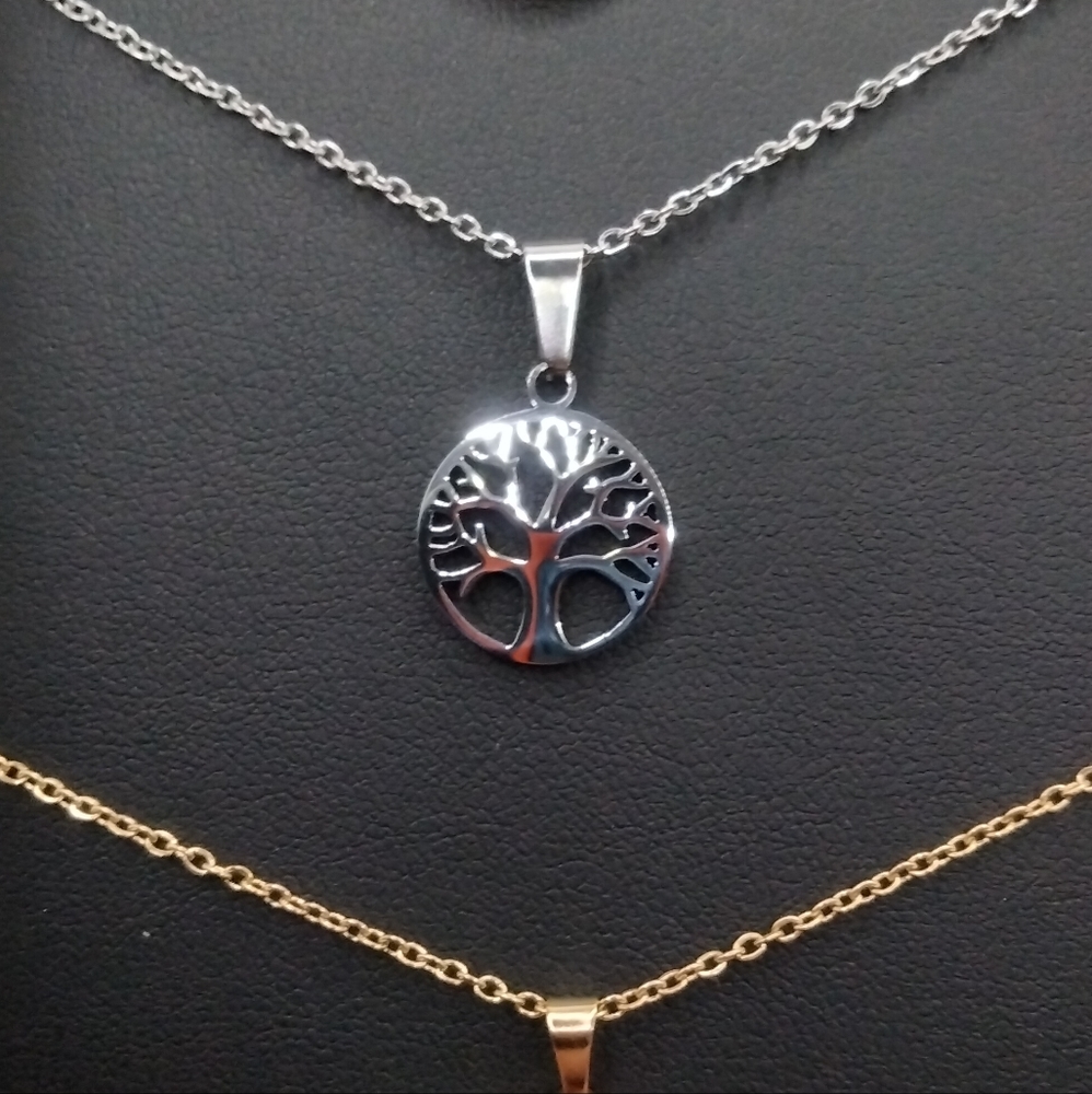 Sliver Tree Necklace